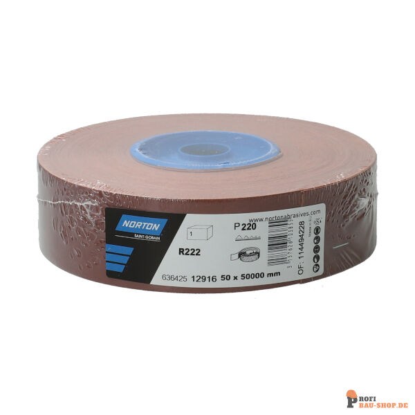 nortonschleifmittel/NORTON_schleifmittel_63642512916 Regular Rolls Norton R222 50.00x50m Grit 220_138813